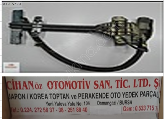 MAZDA 626 ARKA SOL CAM KRİKOSU 1988-1991 ÇIKMA