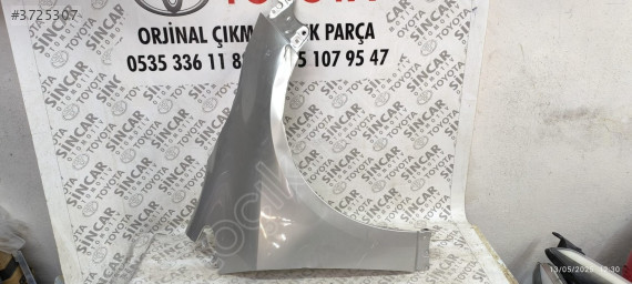 TOYOTA COROLLA 2019 2025 SAĞ ÖN ÇAMURLUK ÇIKMA ORJİNAL