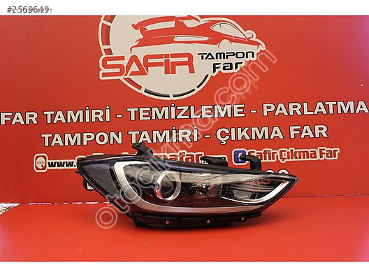 HYUNDAİ ELANTRA 2016-2018 SIFIR ORJİNAL SAĞ FAR [DEFOLU]