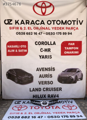 2013-2016 TOYOTA AURİS ÇIKMA ORJİNAL ÖN PANJUR KOMPLE