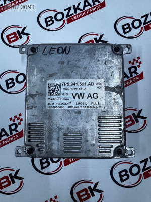 7P5941591AD SKODA FABİA KAROQ KADIAQ OCTAVIA 16-19 LED BEYNİ ORJ