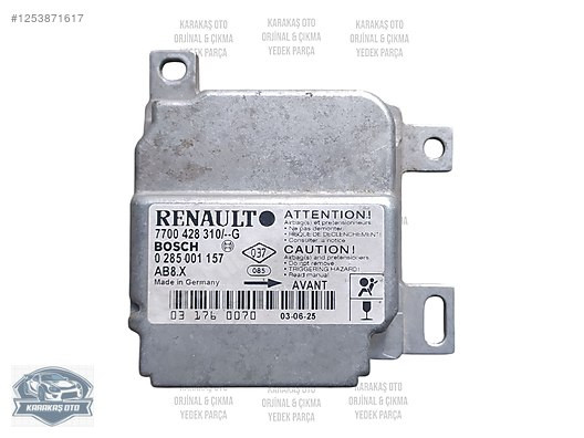 RENAULT CLİO 2 AİRBAG BEYNİ ORJİNAL 8800428310