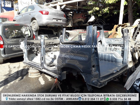 peugeot partner origin çıkma arka panel ve çamurluklar