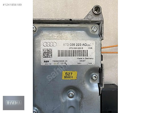 AUDİ A4 AMFİ SES MODÜLÜ 8T0035223AG