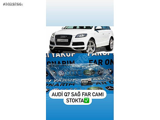 AUDİ Q7 2010-2015 SAĞ FAR CAMI FAR TAMİRİ
