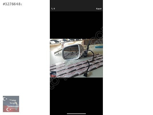 AUDİ Q3 SOL KATLANABİLİR AYNA