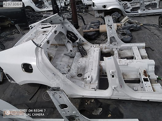 VOLVO S60 ARKA ŞASİ KUPA ÖN ŞASİ-ŞASE ÇEYREK MARŞPİYEL TAVAN ARK