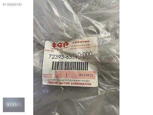 SUZUKİ SWİFT PLASTİK RADYATÖR KAPLAMASI (04-10) 7239363J10-000