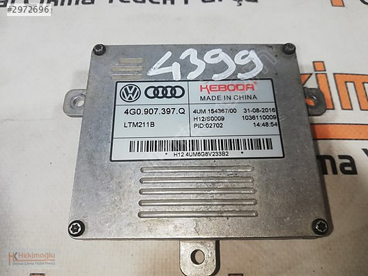 VW AUDİ SKODA SEAT 4G0907397Q 4G0 907 397 Q FAR BEYNİ 4G0.907.39