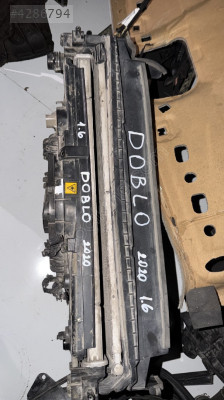 Fiat Doblo geniş aile ön radyatör seti ve fan