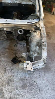 Opel Astra J Sol Şasi Çeyrek Podye Kesme Beyaz