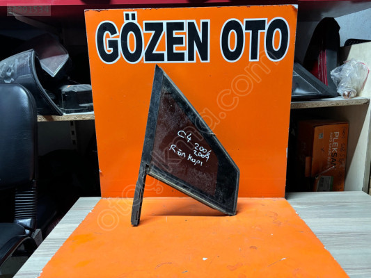 CİTROEN C4 SAĞ ÖN KELEBEK CAMI ORİJİNAL ÇIKMA 2006-2009 MODEL