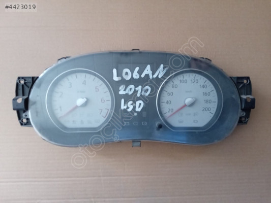 dacia logan 2010 1.5 gösterge/km saati (son fiyat)