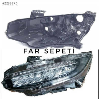 HONDA CİVİC SOL FAR KASASI SIFIR 2016-2020 UYUMLU
