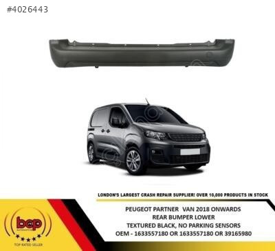 PARTNER/BERLINGO/RIFTER 2019->DOBLO 2023-> ARKA TAMPON ORTA SIFIR