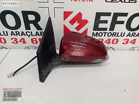 TOYOTA COROLLA KATLANIR SOL AYNA ÇIKMA ORİJİNAL PARÇA 2013-2018