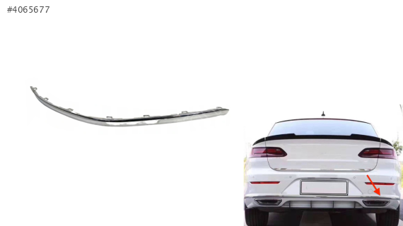 3G8853842 ARKA TAMPON KROMU R ARTEON 2017