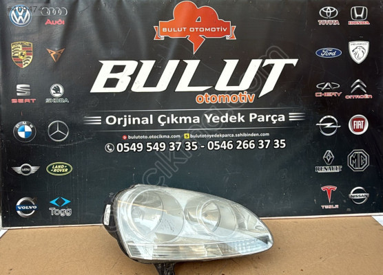 Orjinal Çıkma Vw Golf 5 Sağ Ön Far - Volkswagen Yedek Parça