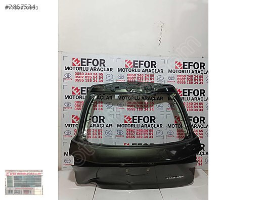 LEXUS RX350H BAGAJ KAPAĞI ORJİNAL YEDEK PARÇA 23-24 MODEL