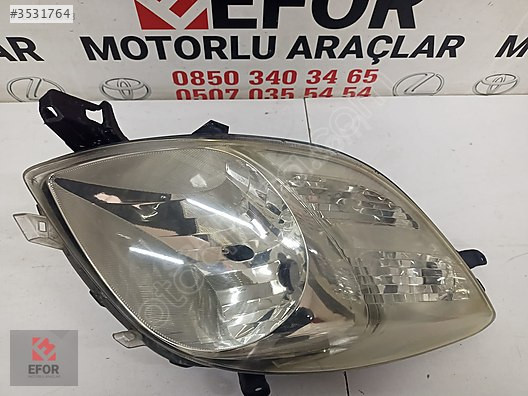 TOYOTA YARİS SOL FAR ORJİNAL ÇIKMA YEDEK PARÇA 09-11