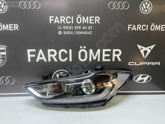 HYUNDAİ ELANTRA 2016-18 SOL ÖN FAR SIFIR LEDLİ MERCEKLİ