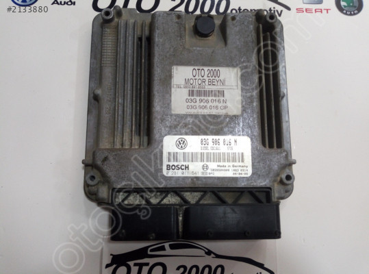 03G906016N-EDC16U1 CADDY 2.0 TDI BDJ MOTOR BEYNİ ÇIKMA