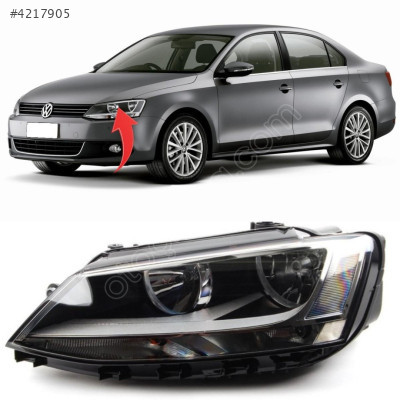 Vw Jetta Sol Far Siyah 2011-2017 5C7941005A