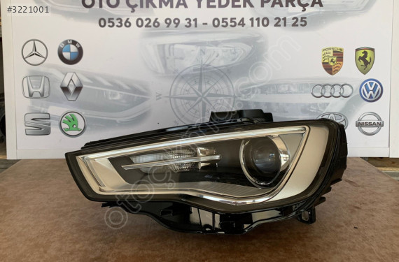 AUDİ A3 SOL FAR ORJİNAL ÇIKMA PARÇA