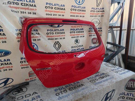Hyundai i20 bagaj kapağı orjinal göçük hasarlı kırmızı 2010-2014