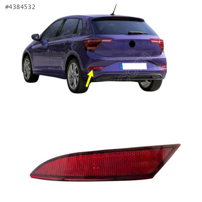 2G0945105A POLO 2021 ARKA TAMPON REFLEKTÖR SOL BÜYÜK