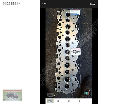 Toyota Land Cruiser 1hz 6 Silindir Kapağı