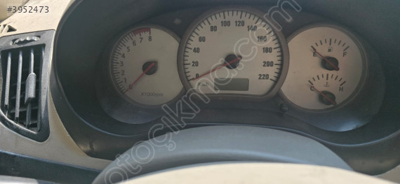 chery tiggo pro3 2,0 benzinli gösterge saati