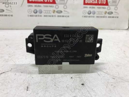 PEUGEOT 3008 PARK SENSÖR BEYNİ 9863915080 ORJINAL
