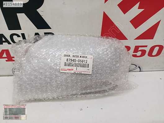 TOYOTA AVENSİS ORJİNAL SIFIR SOL ÖN AYNA KAPAK OEM:87945-05912