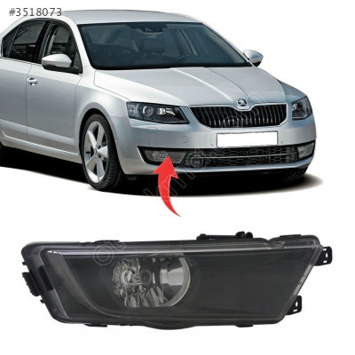 5E0941702C Octavia 13-16 Sağ Sis Farı Siyah.