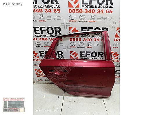 HONDA CİVİC SOL ARKA KAPI ÇIKMA ORJİNAL YEDEK PARÇA