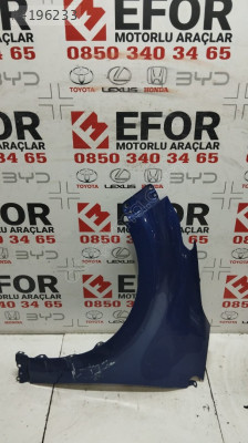 TOYOTA YARİS SOL ÖN ÇAMURLUK ÇIKMA ORİJİNAL PARÇA