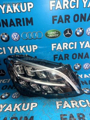 MERCEDES W 205 SAĞ ÖN FAR FULL LED ORİJİNAL TEMİZ 5 PİN