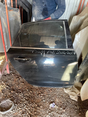 AUDİ A6 2014 2017 SAĞ ARKA KAPI SİYAH HATASIZ BOYASIZ DOLU