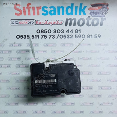 0970-0121 FORD FİESTA FİSİON 1,6 ÇIKMA ABS BEYNİ