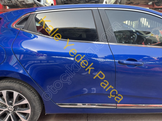 Renault Clio 5 Sağ Arka Kapı Hatasız Boyasız Orijinal-Demir Mavi
