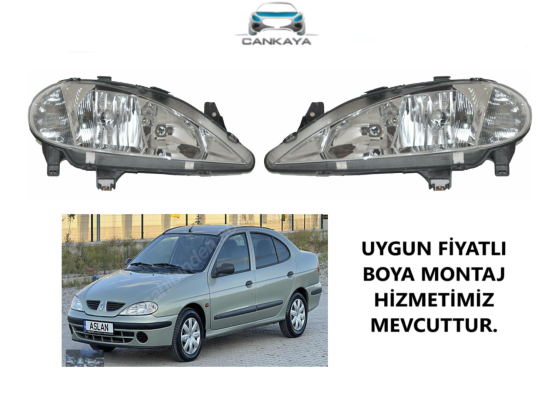 RENAULT MEGANE 1999/2002 ÖN FAR SAG/SOL ADET FİYAT SIFIR 77010471