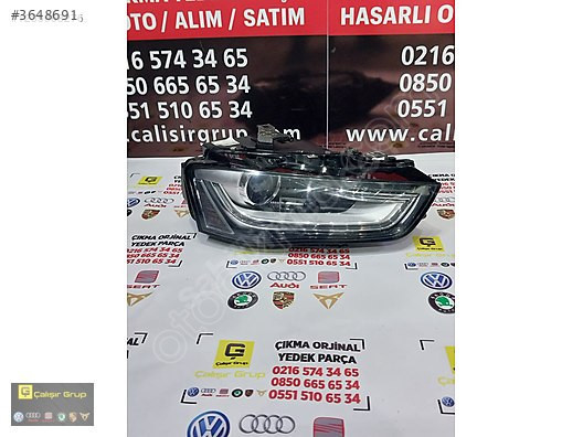 AUDİ A4 2013-2016 SAĞ FAR ÇIKMA SÖKME YEDEK PARÇA