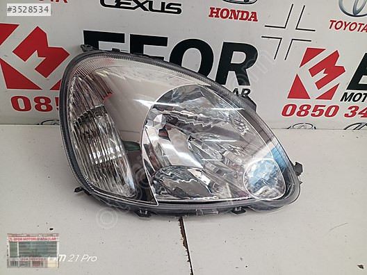 TOYOTA YARİS ORJİNAL ÇIKMA SAĞ ÖN FAR 03-05