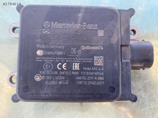 MERCEDES ACTROS RADAR BEYNİ A0004463349