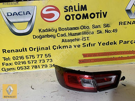 Renault Clio 4 Sol Stop LED Icon Orjinal Çıkma Parça