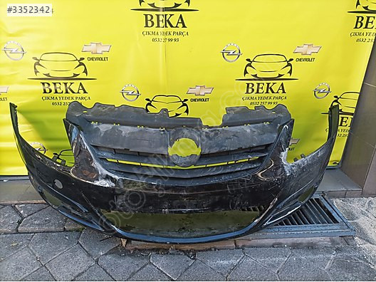 OPEL CORSA D MAKYAJSIZ ÖN TAMPON SİYAH ÇIKMA ORJİNAL YEDEK PARÇA