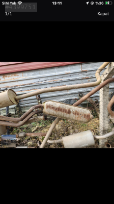 BMW E36 orta susturucu