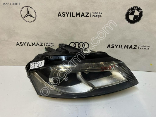 AUDİ A3 SAĞ FAR ORJİNAL 2009-2012 UYUMLU 8P0941030BE
