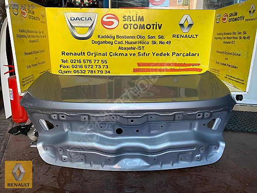 RENAULT MEGAN 4 ÇIKMA ORJİNAL GRI BAGAJ KAPAĞI VE DİĞER PARÇALAR